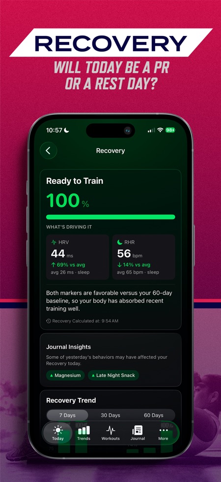 Athlytic: Fitness & Recovery 截图 3