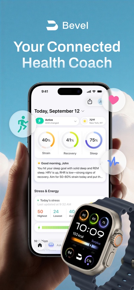 Bevel: AI Health Coach 截图 1