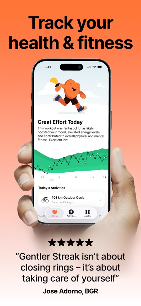 Gentler Streak Workout Tracker 截图 1