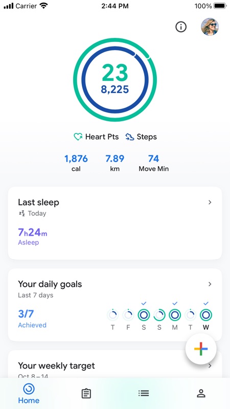 Google Fit: Activity Tracker 截图 1