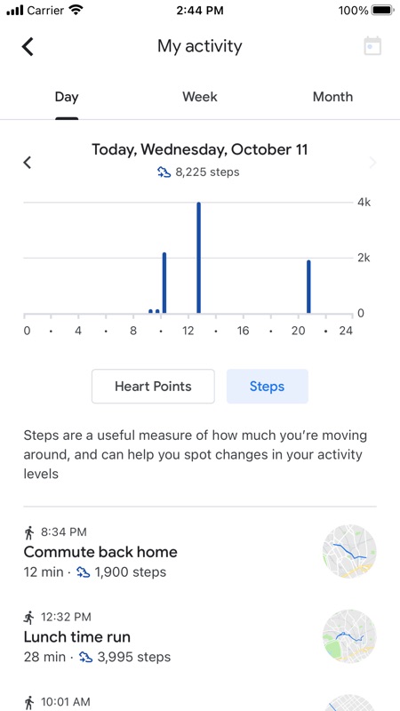 Google Fit: Activity Tracker 截图 2
