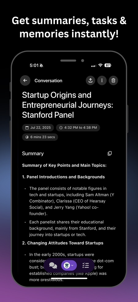 Omi - Smart Meeting Notes 截图 3