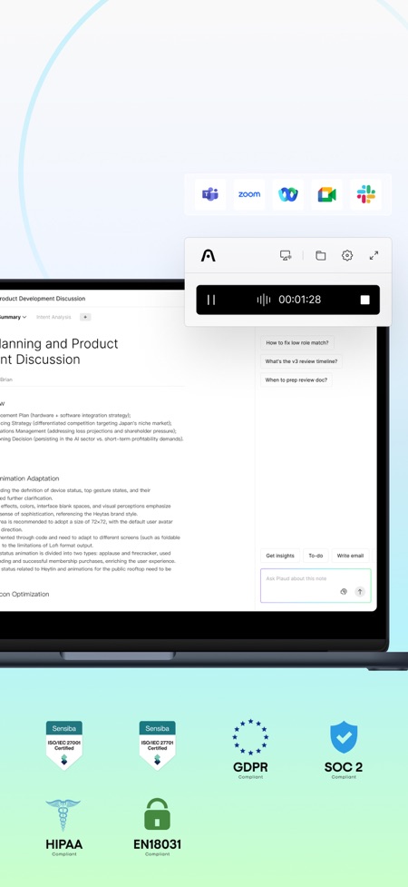 Plaud: AI Note Taker 截图 2