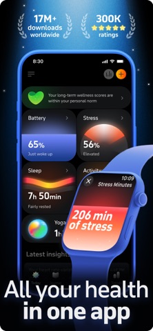 Welltory: Stress & Heart Rate 官方商店截图 1
