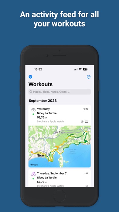 HealthFit · 训练数据分析 官方商店截图 1