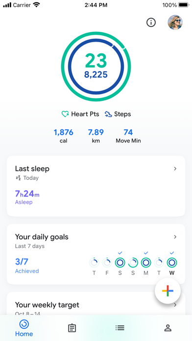 Google Fit: Activity Tracker 官方商店截图 1