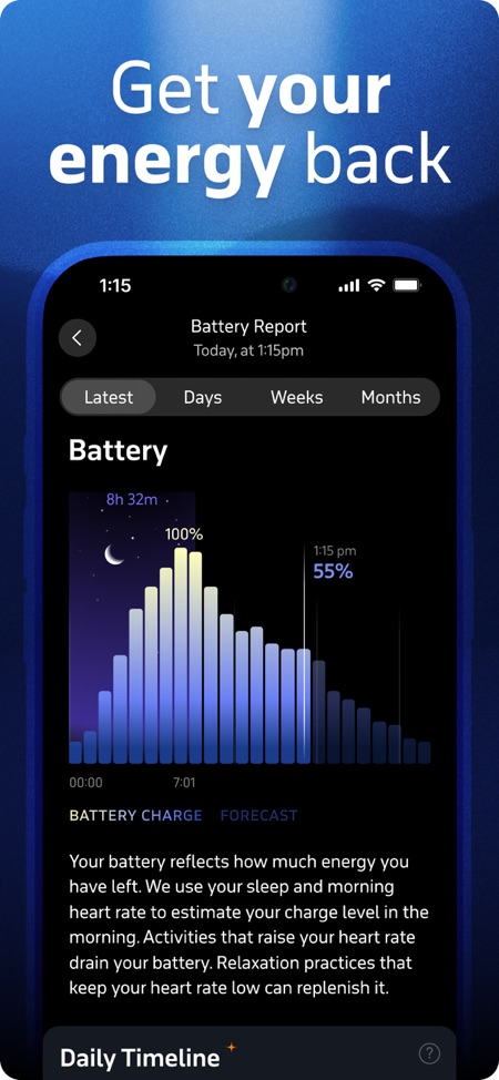 Welltory: Stress & Heart Rate 截图 2